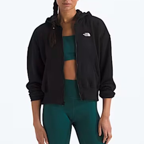 The North Face Evolution Full-Zip Hoodie Black Sz. L - Picture 2 of 7